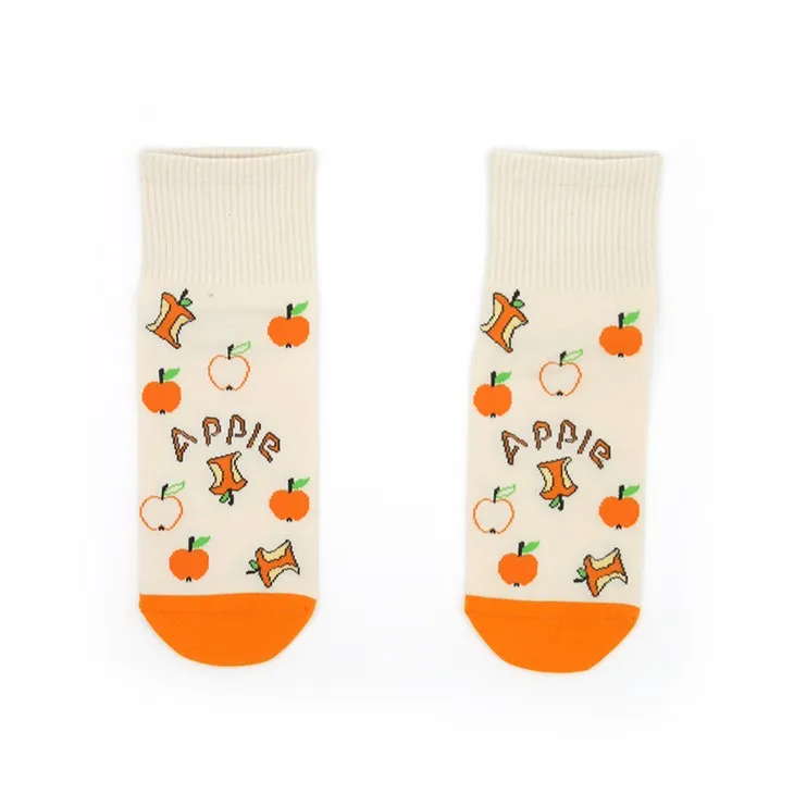 애플 코튼 양말