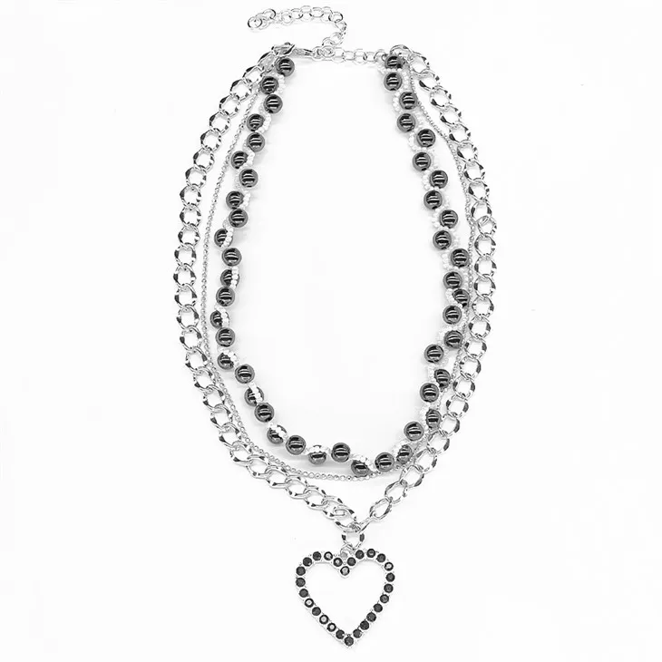 하트 목걸이 세트