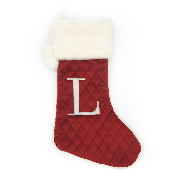 클래식 크리스마스 스타킹