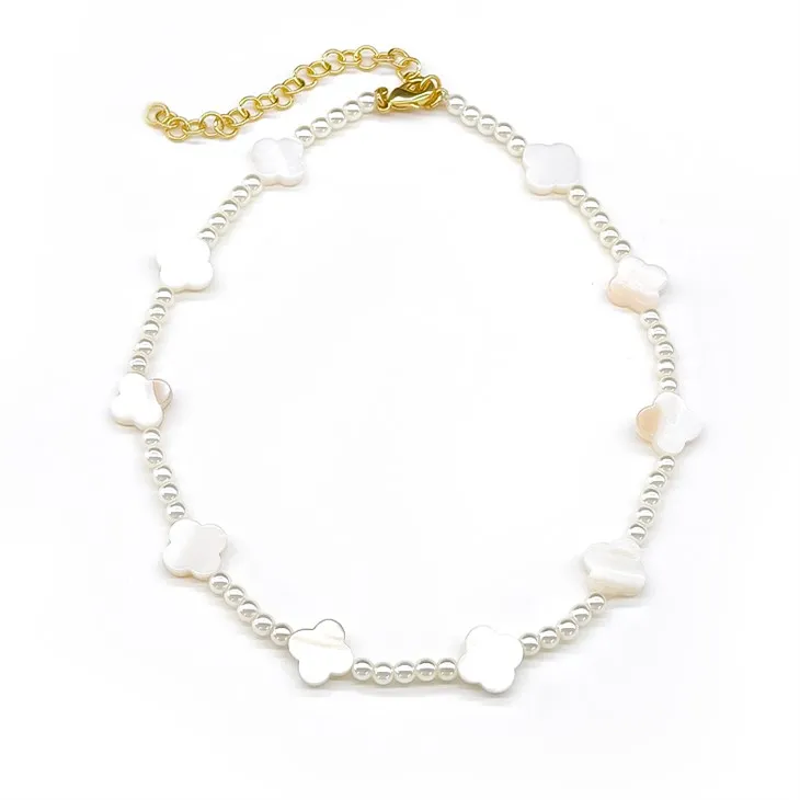 나뭇잎   클로버   꽃   팔찌